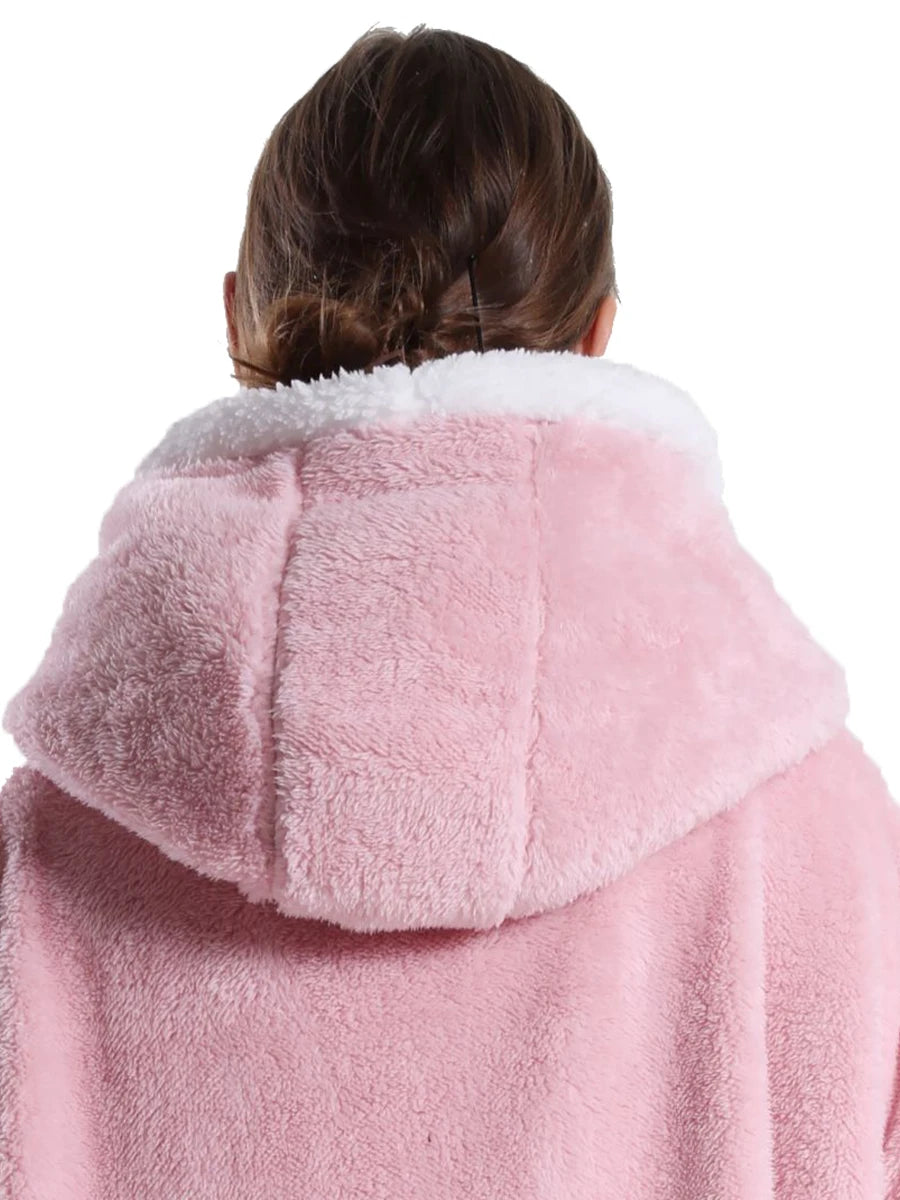 Cloud Blanket Hoodie - Oversized Cosy Loungewear with Hood & Sleeves