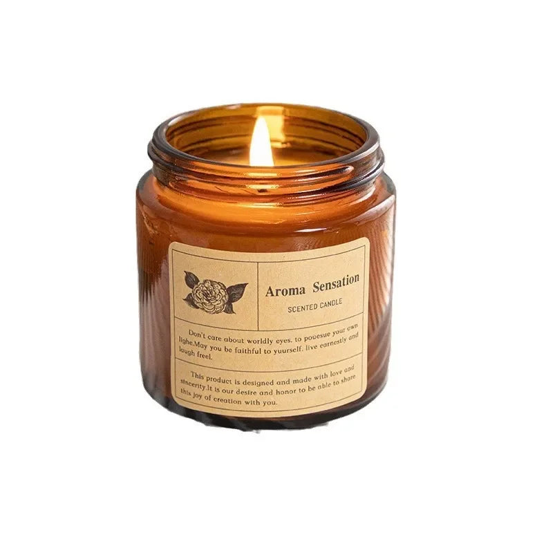 AROMA Natural & Chemical-Free Scented Candle - Home Fragrance Made with Plant Wax & Essential Oils