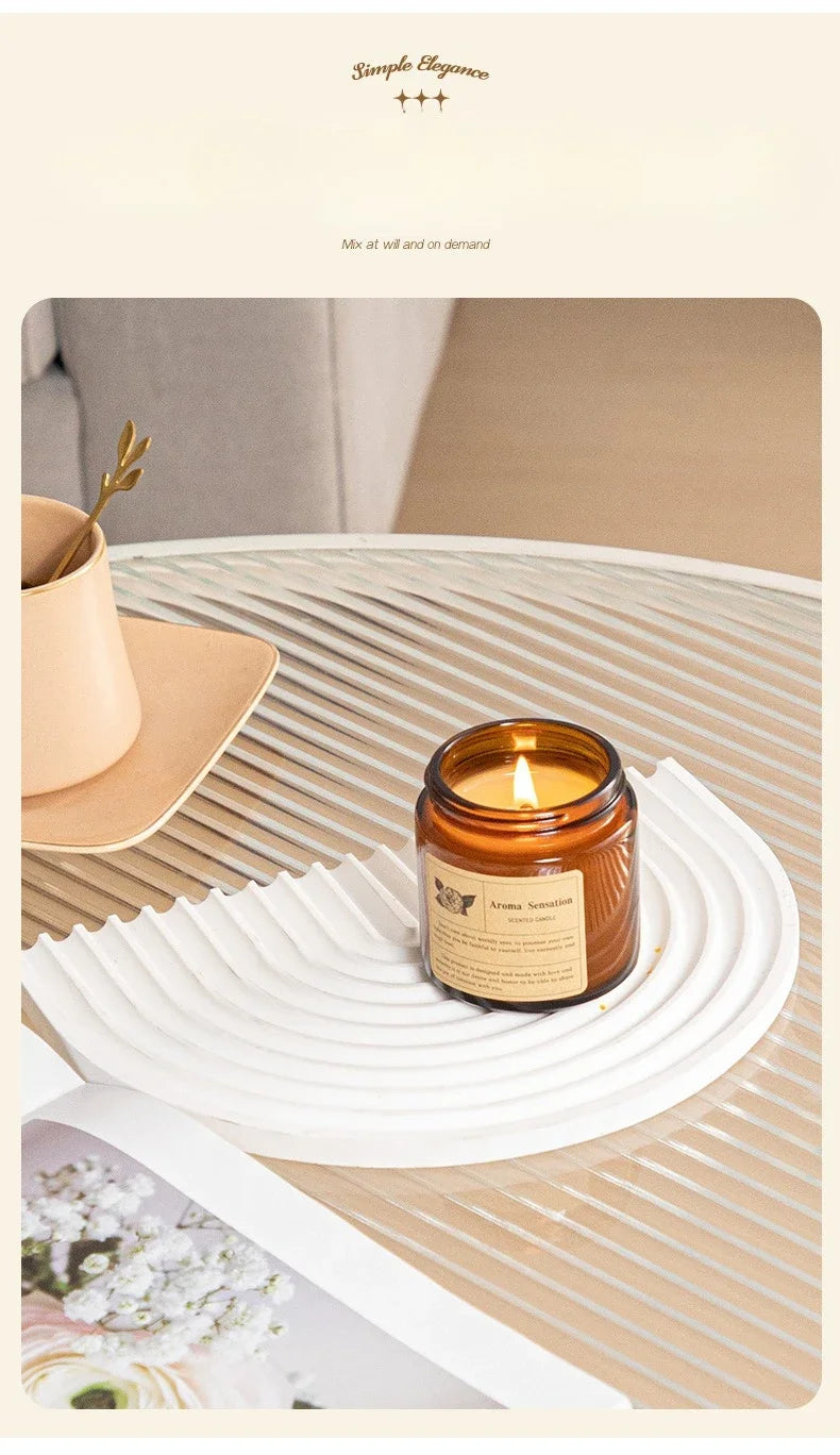 AROMA Natural & Chemical-Free Scented Candle - Home Fragrance Made with Plant Wax & Essential Oils